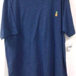 MENS 2X DK BLUE 39TH & PINEAPPLE NWT